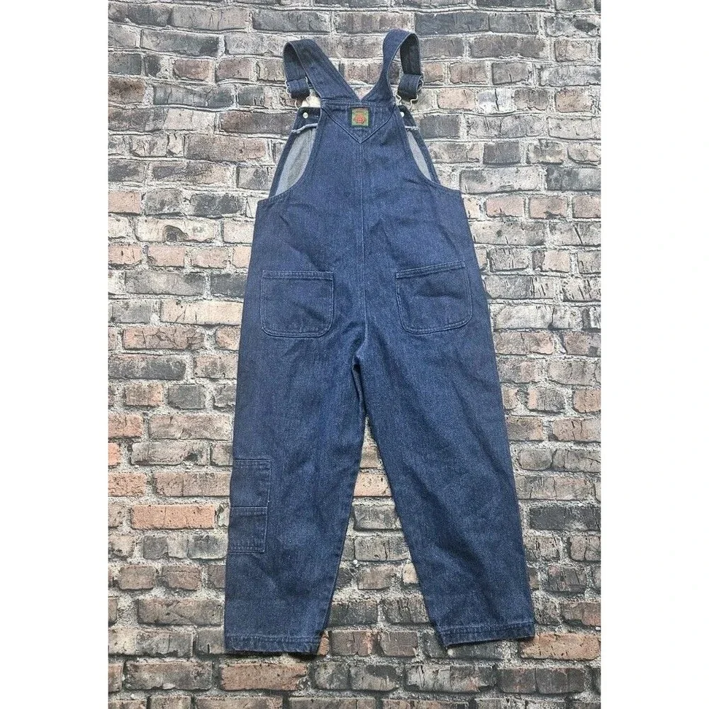Vintage Y2K Blues Clues Denim Overalls Long Embroidered Kids Size 7